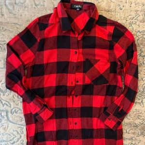 Buffalo Plaid Tunic Flannel